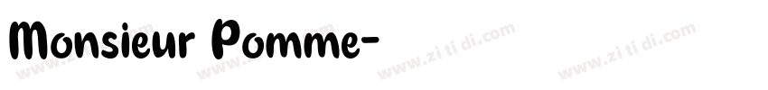 Monsieur Pomme字体转换 Monsieur Pomme字体转换
